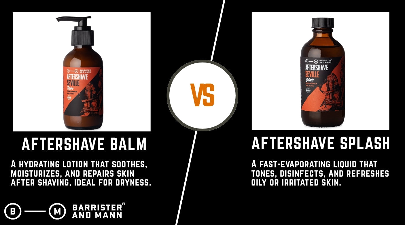Aftershave Balm vs Splash | Difference & Which To Use