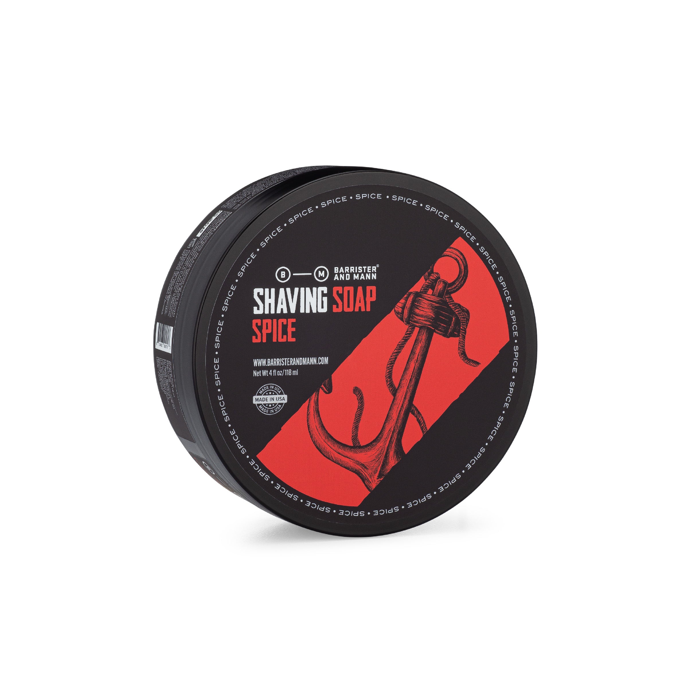 Spice Shaving Soap - Barrister and Mann LLC