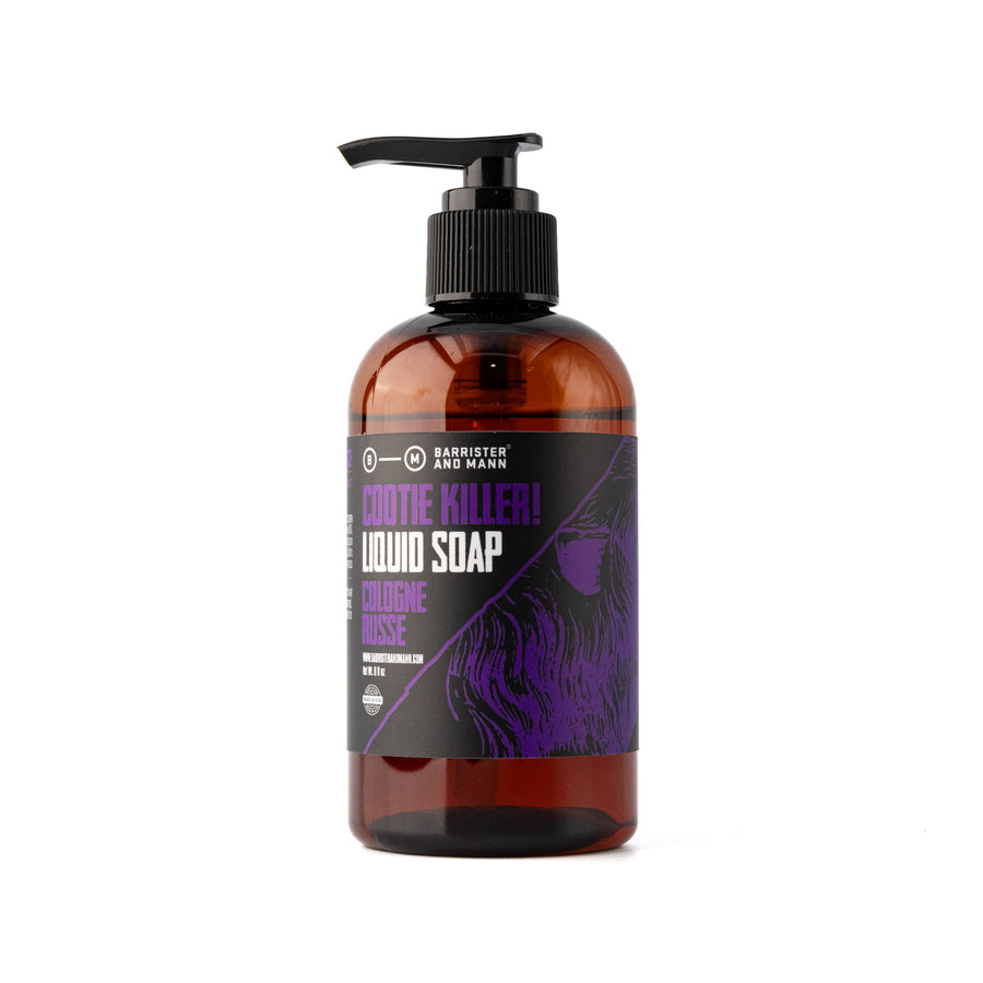 Cootie Killer Liquid Hand Soap: Cologne Russe - Barrister and Mann LLC