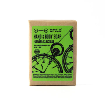 Hand & Body Soap: Fougère Classique - Barrister and Mann LLC