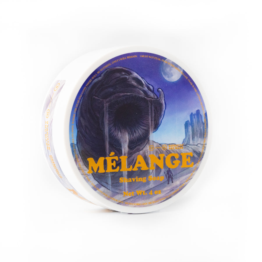 Mélange Shaving Soap - Barrister and Mann LLC