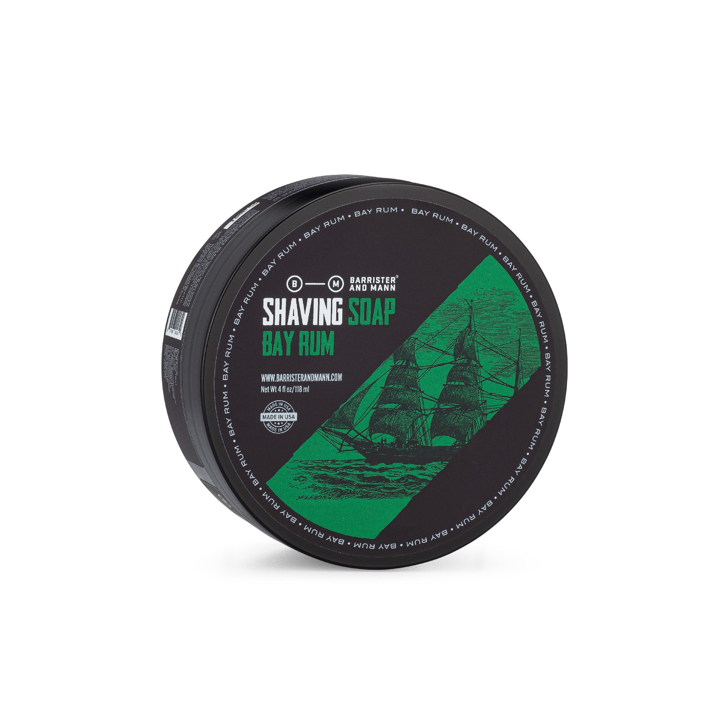 Bay Rum Shaving Soap - Barrister and Mann LLC