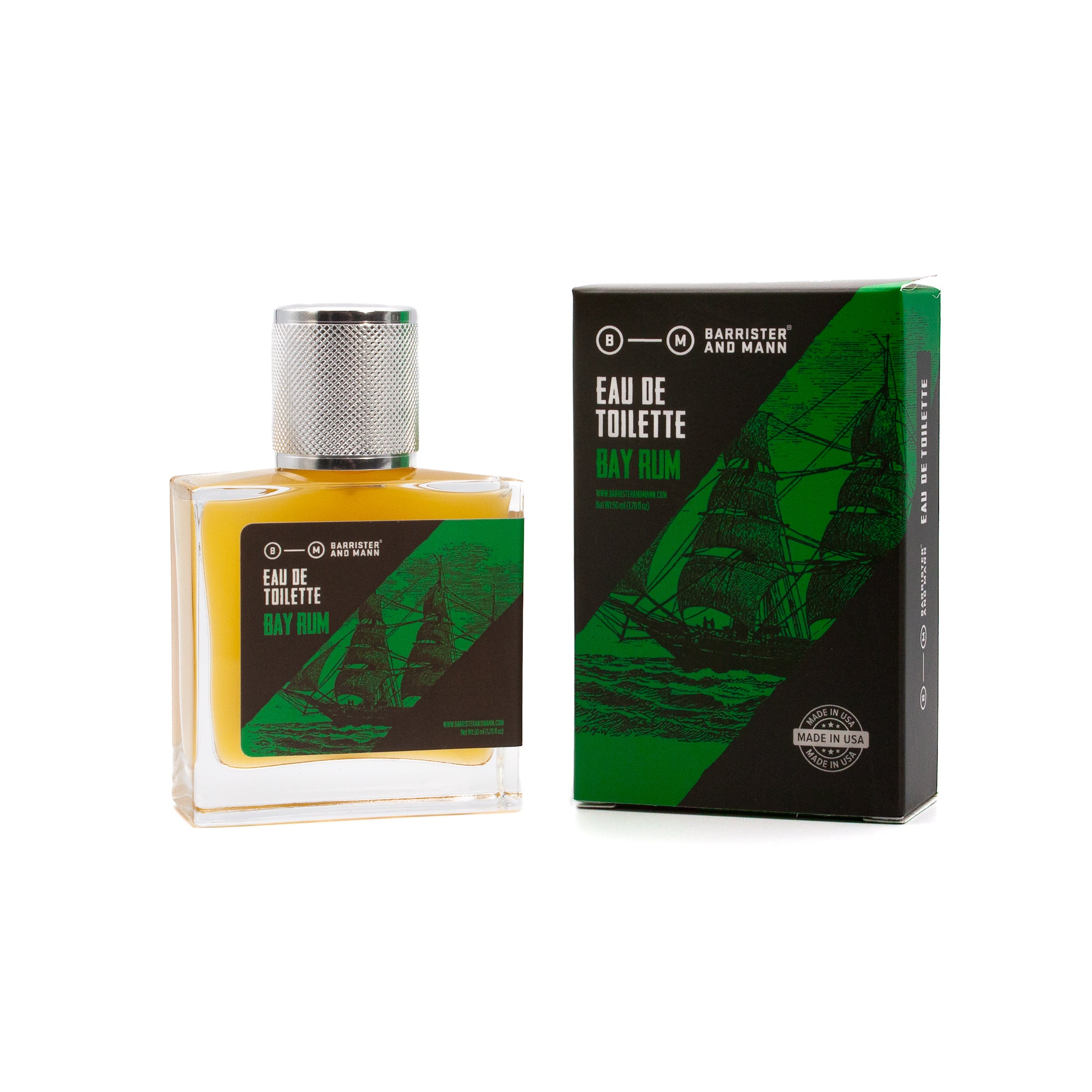 Bay Rum Eau de Toilette, 50 ml - Barrister and Mann LLC