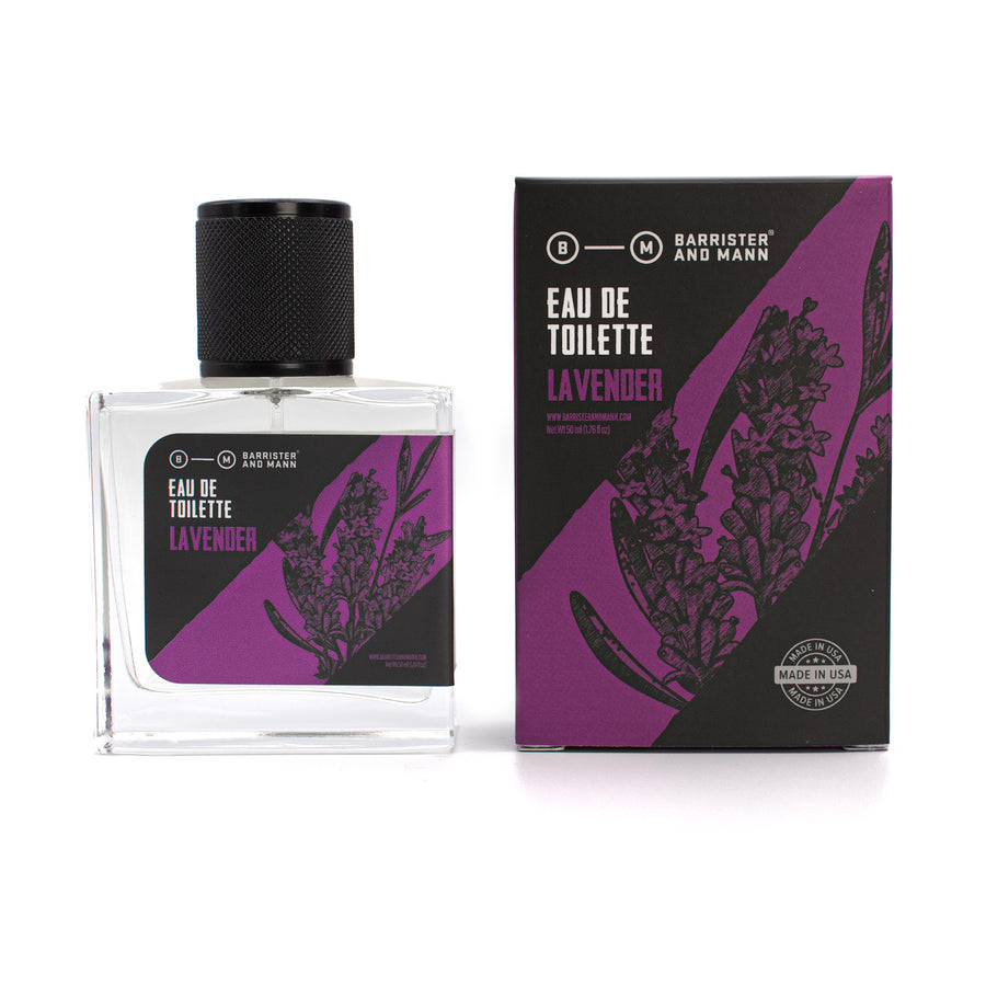 Lavender Eau de Toilette, 50 ml - Barrister and Mann LLC