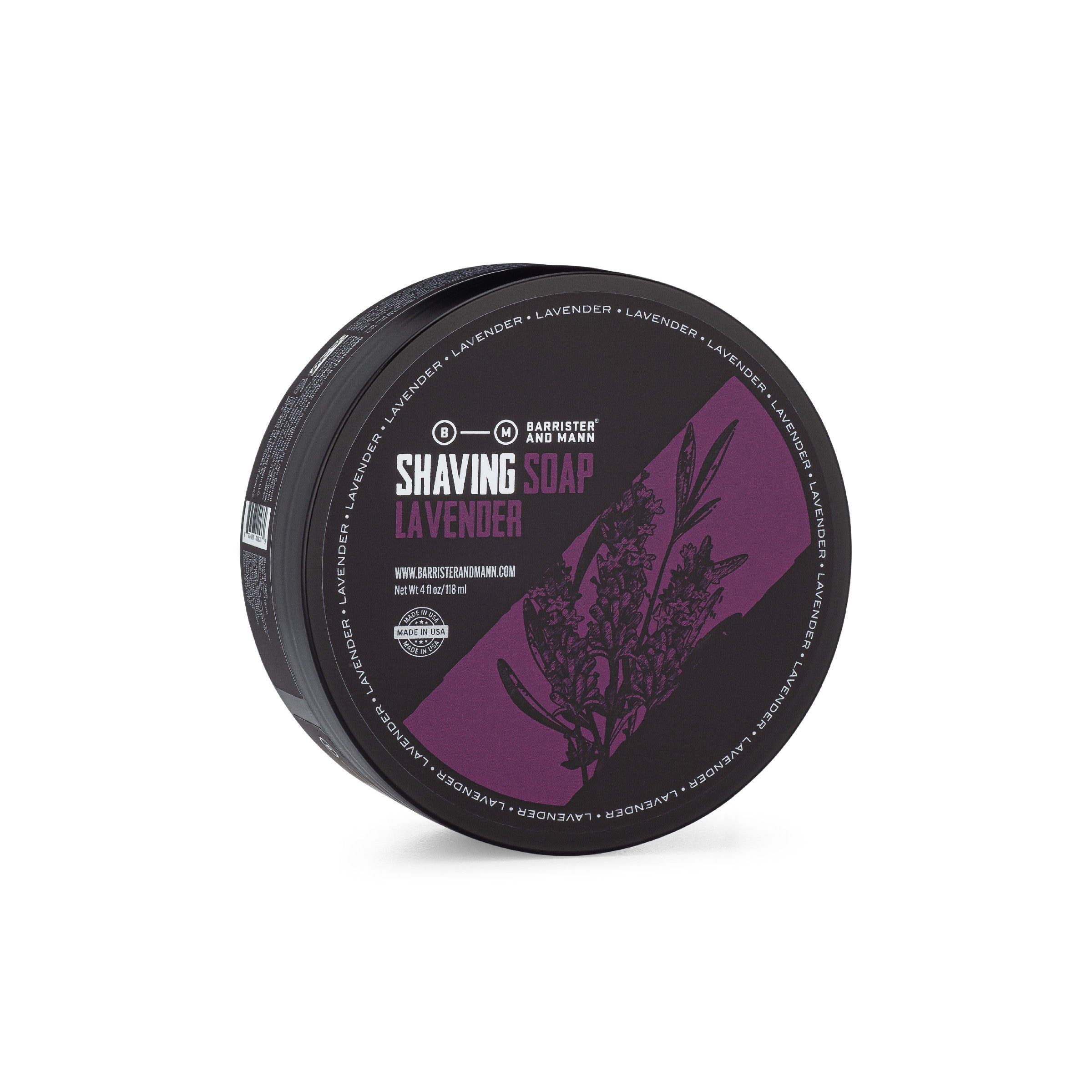 Lavender Shaving Soap - Barrister and Mann LLC