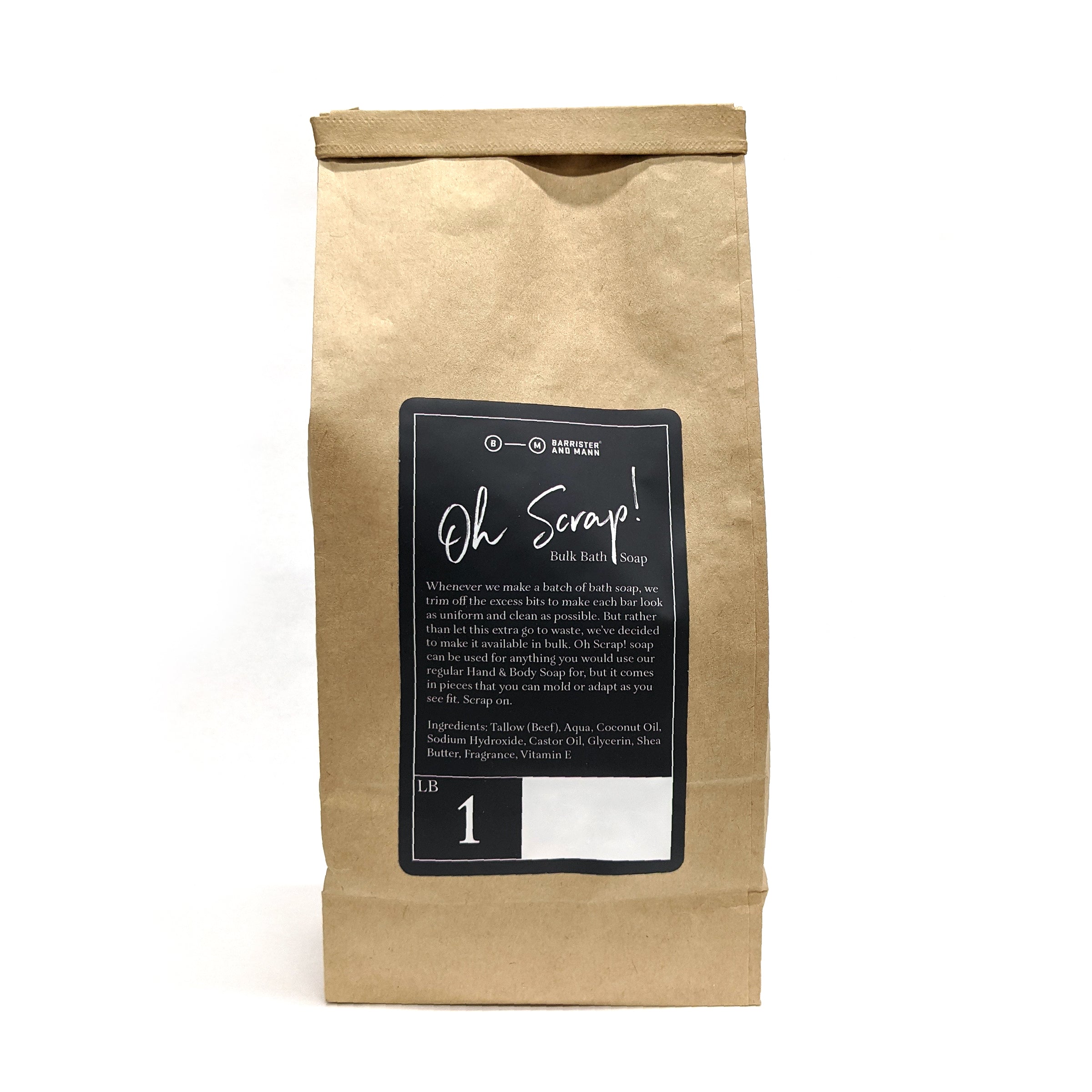 Oh Scrap! Bulk Bath Soap - Barrister and Mann LLC